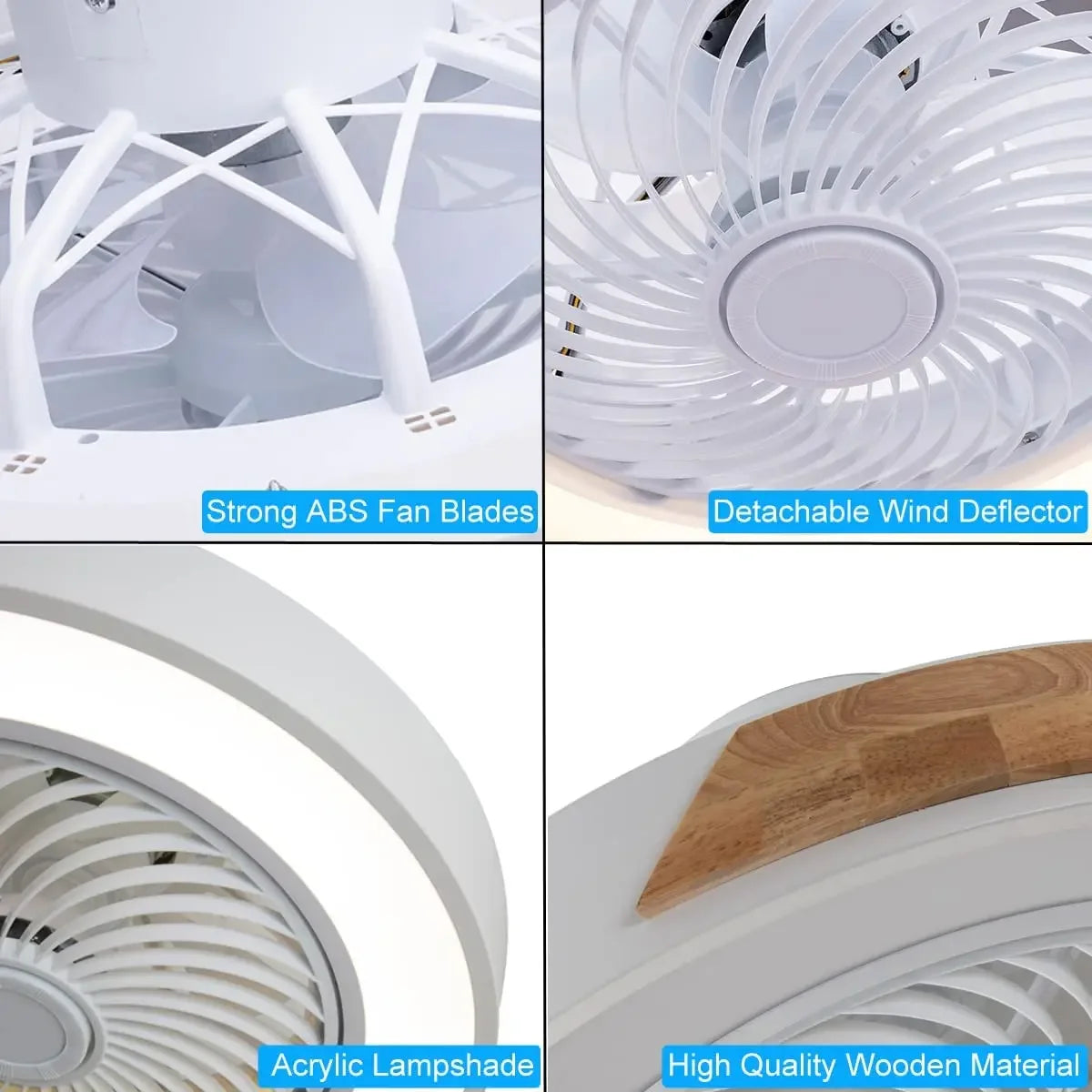 Modern Low Profile Wood Ceiling Fan Light - Stylish and Functional Illumination for Every Space