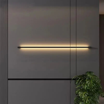 Modern Minimalist Long Wall Lamp - LED Wall Mounted Light for Indoor Living Room, Bedroom, and More