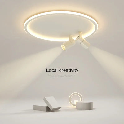 Modern Aisle LED Ceiling Light With Spotlight Chandelier - Home Decoration Lighting Fixture for Living, Dining Room, Bedroom