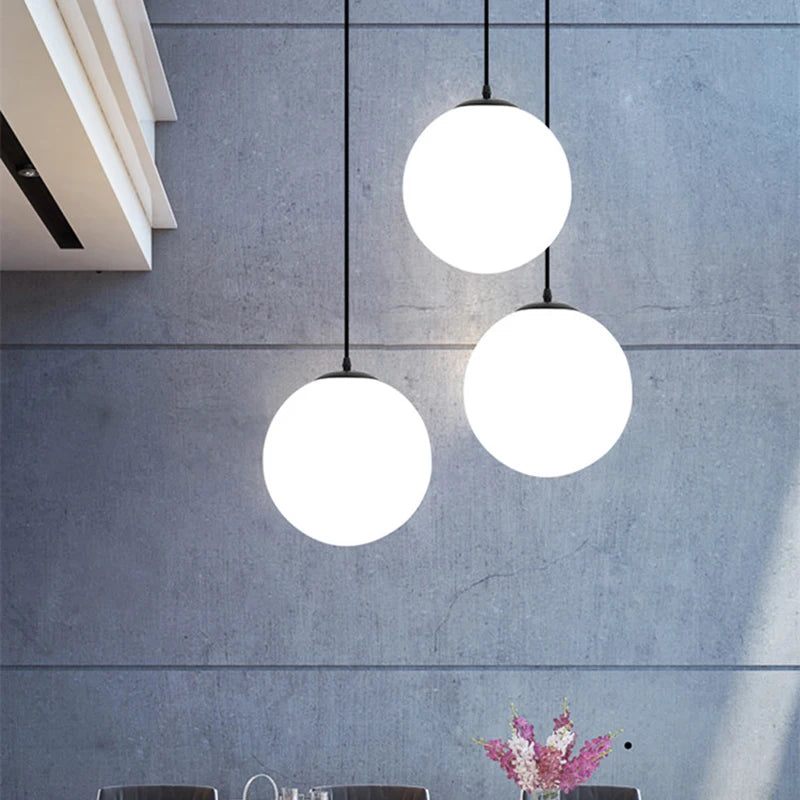 Glass Ball Pendant Lights: Simple and Elegant Illumination