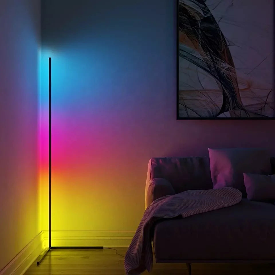 Smart RGB Dream Color Floor Lamp - Modern Mood Lighting with Music Sync