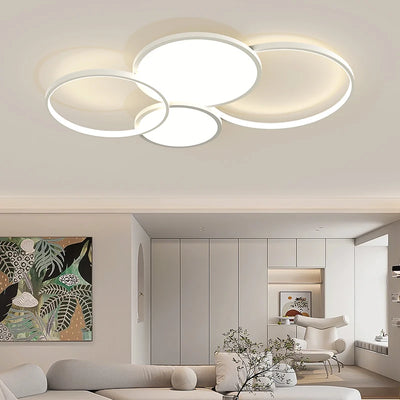 White Round Modern Style Ceiling Lights - Household Lighting Lamps for Bedroom Lustres Decoration Luminaria Living Room Lamparas