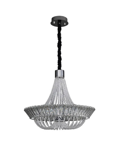 Modern French Crystal Chandelier - Luxury LED Hanging Lamp for Elegant Home Decor