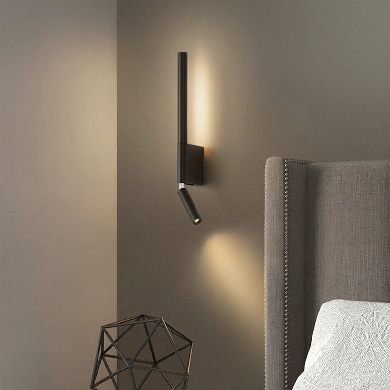 Adjustable LED Bedside Wall Lamp for Reading - Modern Style