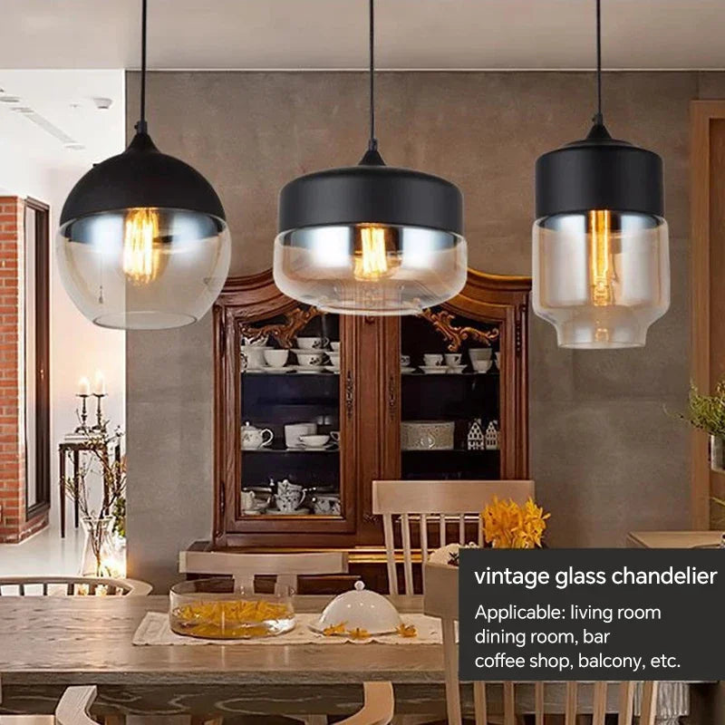 Nordic LED Glass Pendant Lights