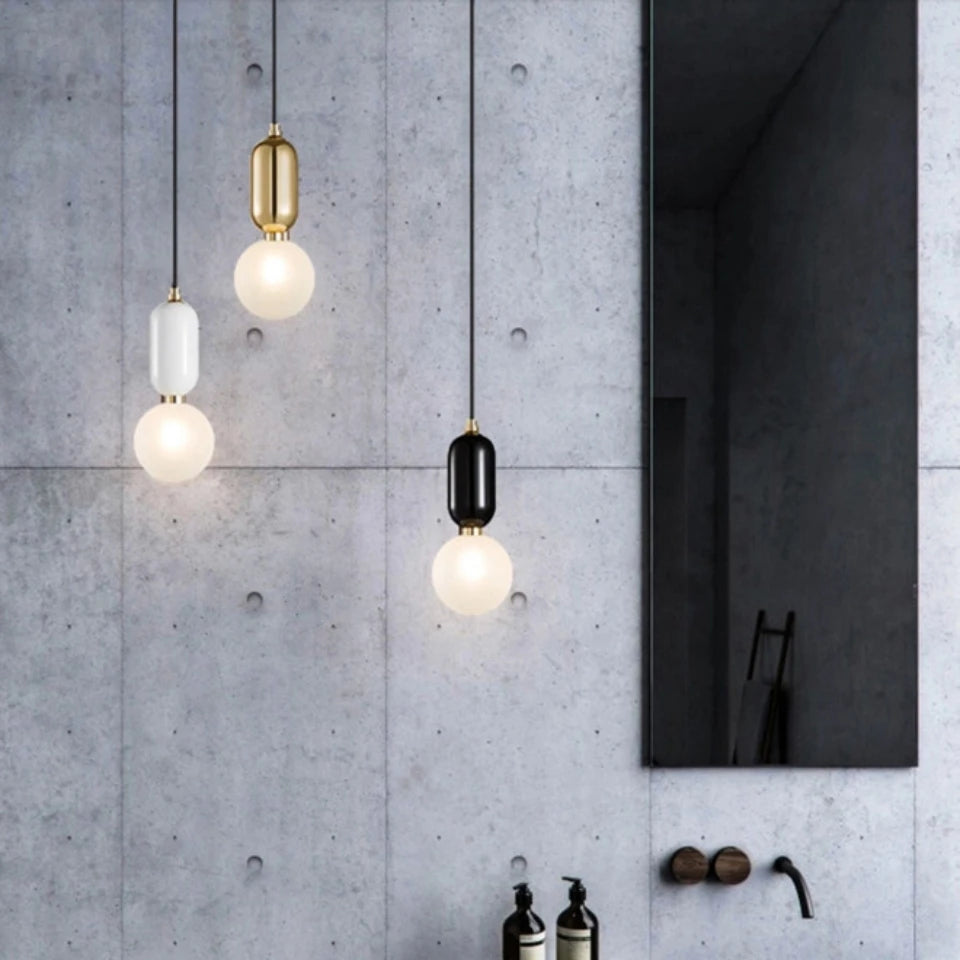 Nordic Simple Single Head Pendant Light: Modern Elegance for Your Space