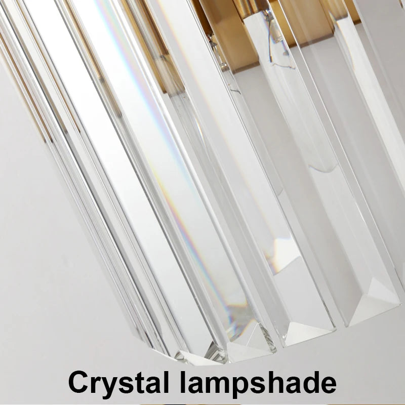 Light Luxury LED Crystal Wall Lamp - Illuminate Your Space with Modern Elegance