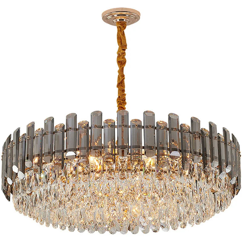 Modern Crystal Luxury LED Chandeliers - Elegant Lighting Fixture for Living, Dining, and Bedrooms