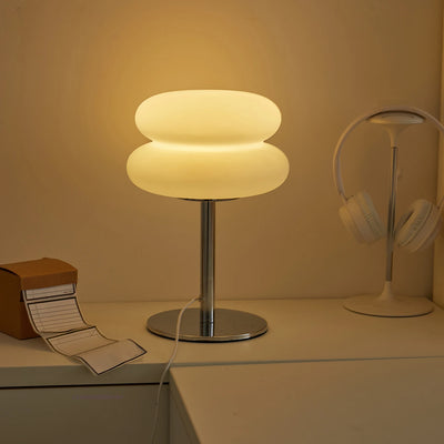 Bauhaus Retro Table Lamp with 9-Level Brightness Dimming | Nordic Mushroom Lamp for Bedroom, Living Room & Office