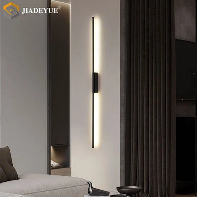 Modern Minimalist LED Strip Wall Lamp: Stylish Lighting for Various Spaces