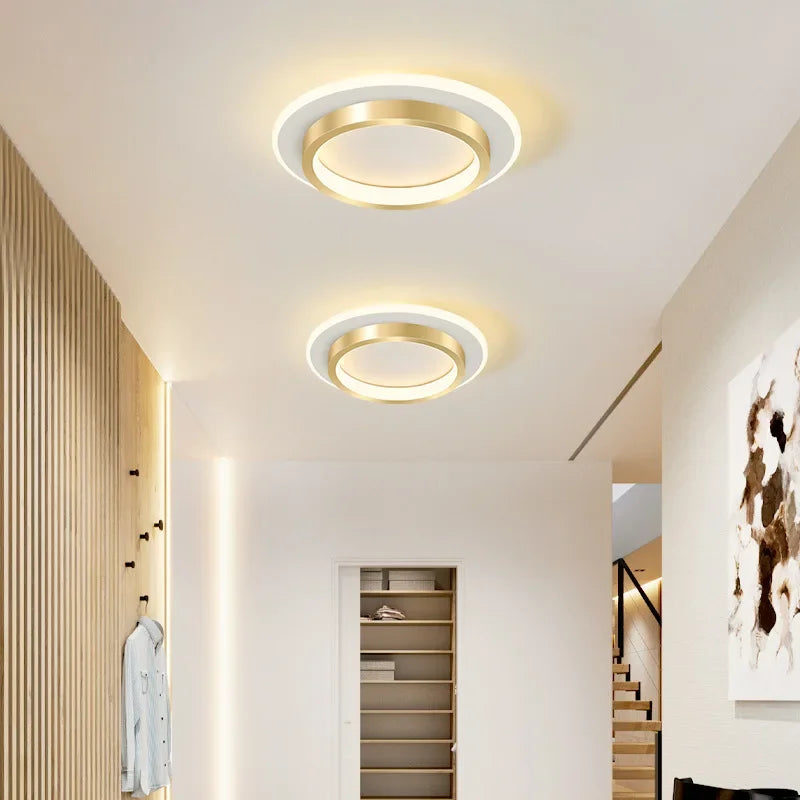 Modern LED Ceiling Lamp - Square Ceiling Light Fixture for Living Room, Stair, Aisle, and More