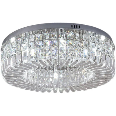 Nordic Luxury Crystal Ceiling Chandelier - Modern Gold Chrome LED Pendant Light for Living Room, Bedroom, Hotel Hall