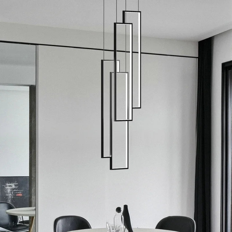 Nordic Creativity Personality LED Chandeliers - Modern Simple Lighting for Loft Apartment, Villa, Living Room, Bedroom