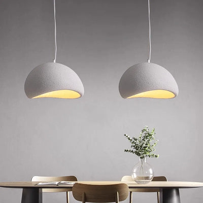 Nordic Wabi-Sabi Ceiling Chandelier: Modern E27 LED Pendant Light for Stylish Interiors