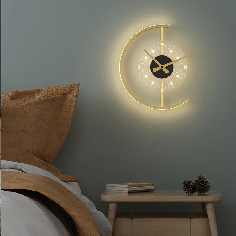 Modern LED Clock Wall Lamps: Combining Functionality with Style