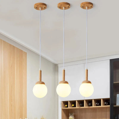 Nordic Wood Pendant Lamp