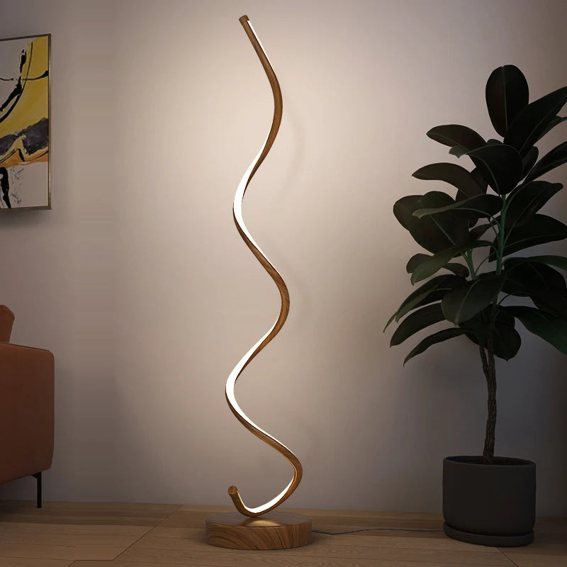 Modern LED Strip Floor Lamp For Bedroom Bedside  Living Room Sofa Ambiance Vertical Table Lamp Study Reading Lights Fixtures