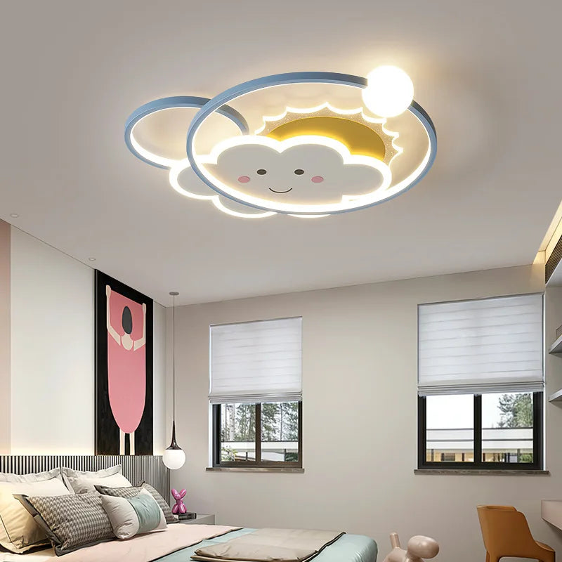 Cute Children's Room Ceiling Lights Cloud Lamp