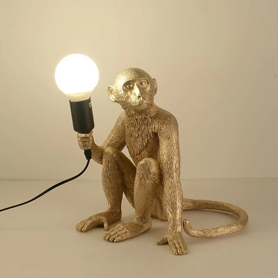 Modern LED Art Monkey Pendant Light - Whimsical Illumination for Creative Spaces