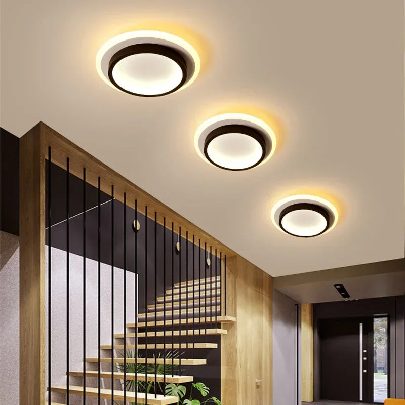 Modern LED Aisle Ceiling Light Chandelier - Indoor Lighting Fixture for Corridor, Stairs, Foyer, Balcony, Bedroom, Bathroom