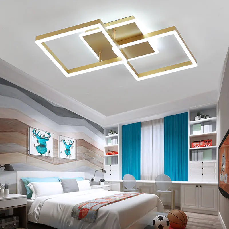 Lustre LED Chandeliers - Modern Chandelier Ceiling Lights for Hallway, Aisle, Corridor, Living Room, Bedroom, Dining Room