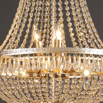 Luxury LED Crystal Chandelier - Exquisite Illumination for Grand Spaces