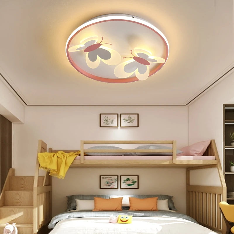 Kids Ceiling Lamp Butterfly Decorative