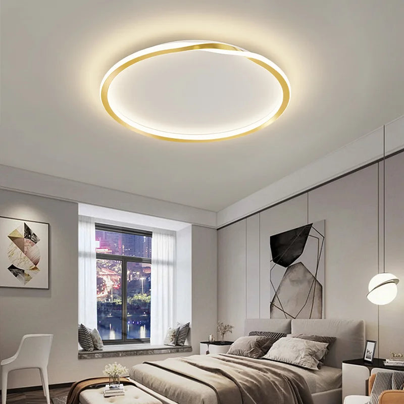 New Simple LED Round Ceiling Light - Elegant and Modern for Any Room