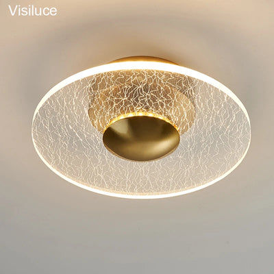 Modern LED Flush Mount Ceiling Light Fixture - Decorative Home Lighting for Aisle, Entrance, Cloakroom, Hallway, Corridor, Balcony