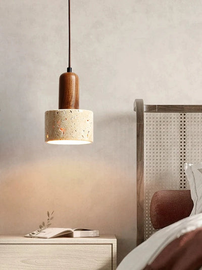 Yellow Traver LED Pendant Lamp - Japanese Style