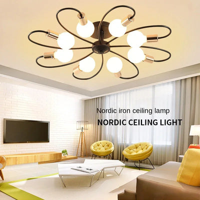 Nordic LED Ceiling Light - Contemporary Pendant Light for Living Room, Bedroom, Hotel