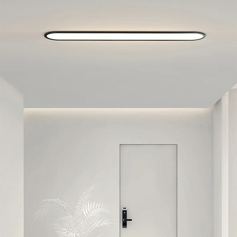 Modern LED Ultra-thin Ceiling Light for Long Corridor, Living Room, Aisle, Bedroom, Cloakroom - Indoor Lighting Fixtures