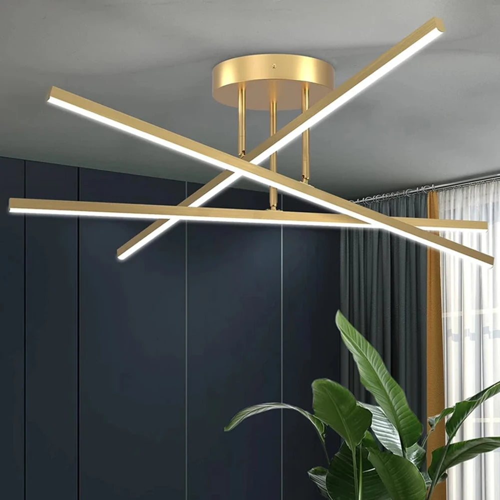 New Nordic Modern LED Ceiling Lamp: Chandelier for Living Room, Dining Room, and Bedroom