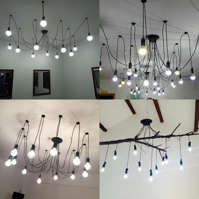 DIY Pendant Lights: Modern Retro Chandelier for Stylish Home Decor