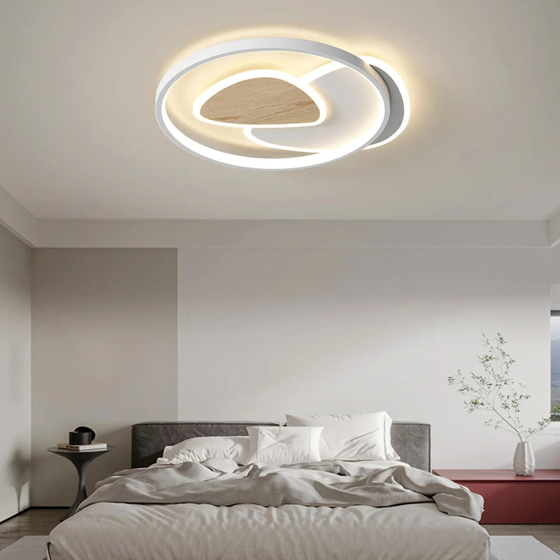 Modern LED Chandelier for Living Room Bedroom - Simple Ceiling Light Indoor Decor Lighting Fixtures Aisle Lights Lamparas