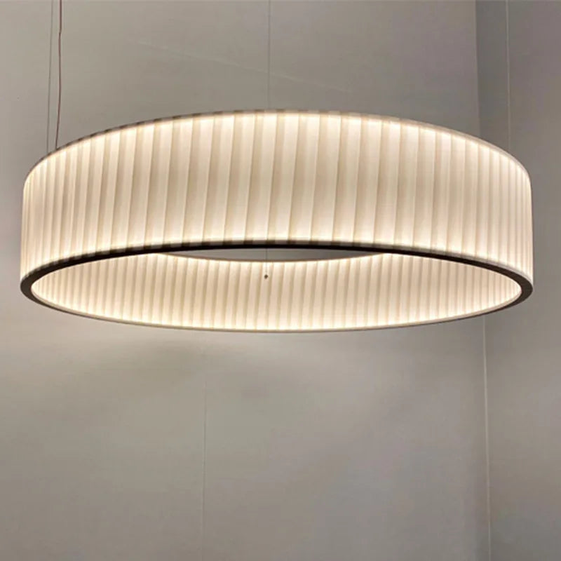 Modern Fabric LED Pendant Light - Nordic Design for Bedroom Home Decor