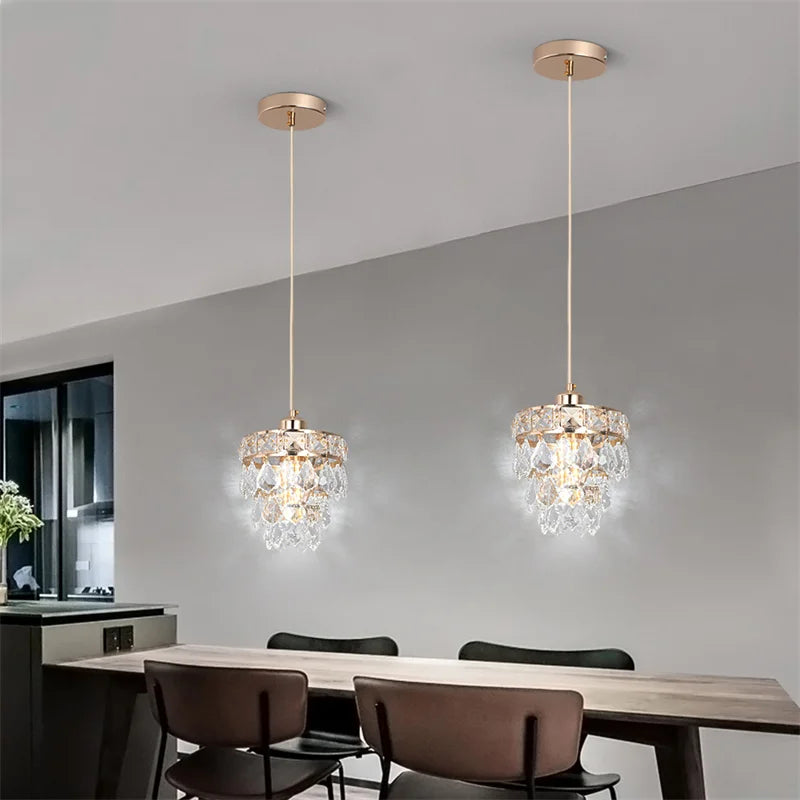 Elegant Nordic Crystal Chandelier - Modern Ceiling Light Fixture for Stylish Interior Decor