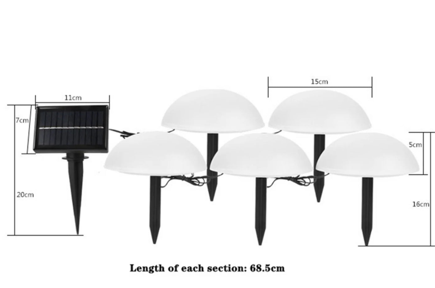 LED Solar Garden Light – Outdoor Lawn Pathway Landscape Lighting