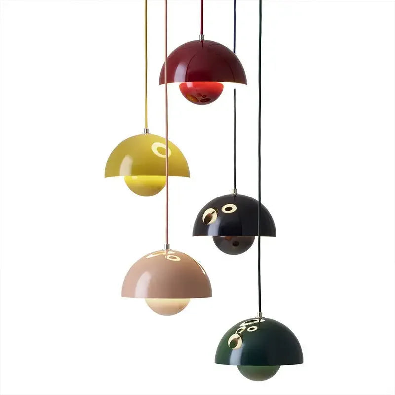 Creative Modern Bud Pendant Chandelier | Multi-Color Bedroom & Dining Room Light