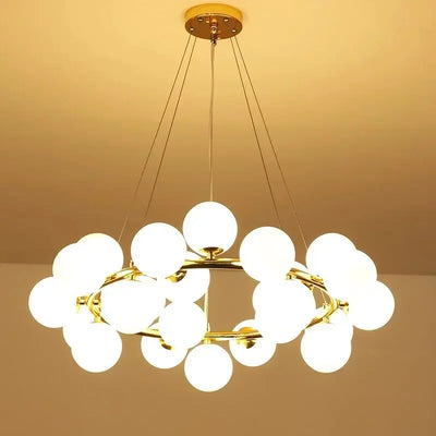 Modern LED Bubble Chandelier Lighting Pendant Lamp for Living Dining Room Luminaire