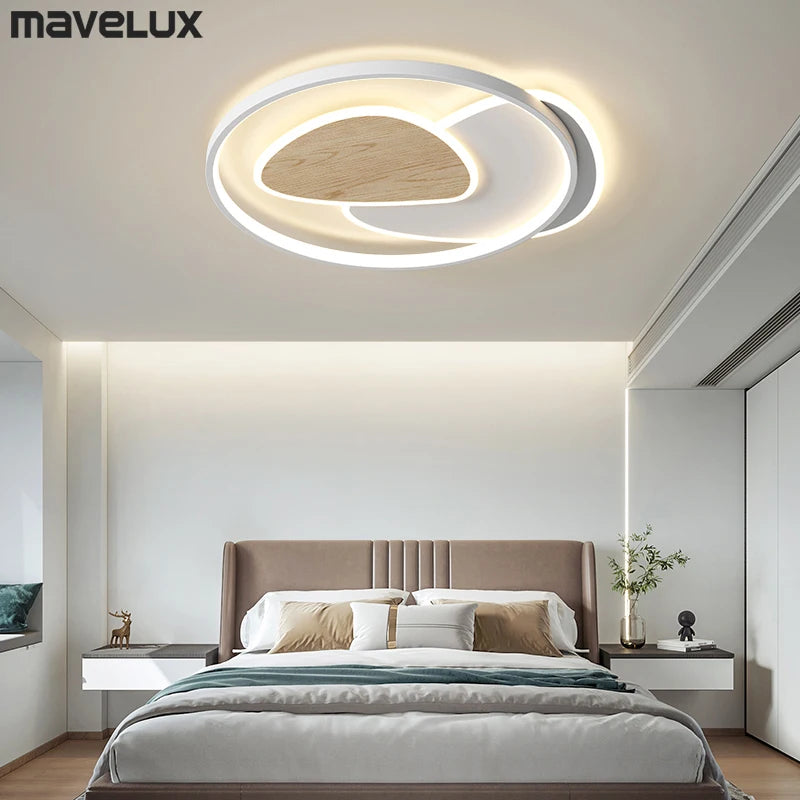 Modern LED Chandelier for Living Room Bedroom - Simple Ceiling Light Indoor Decor Lighting Fixtures Aisle Lights Lamparas