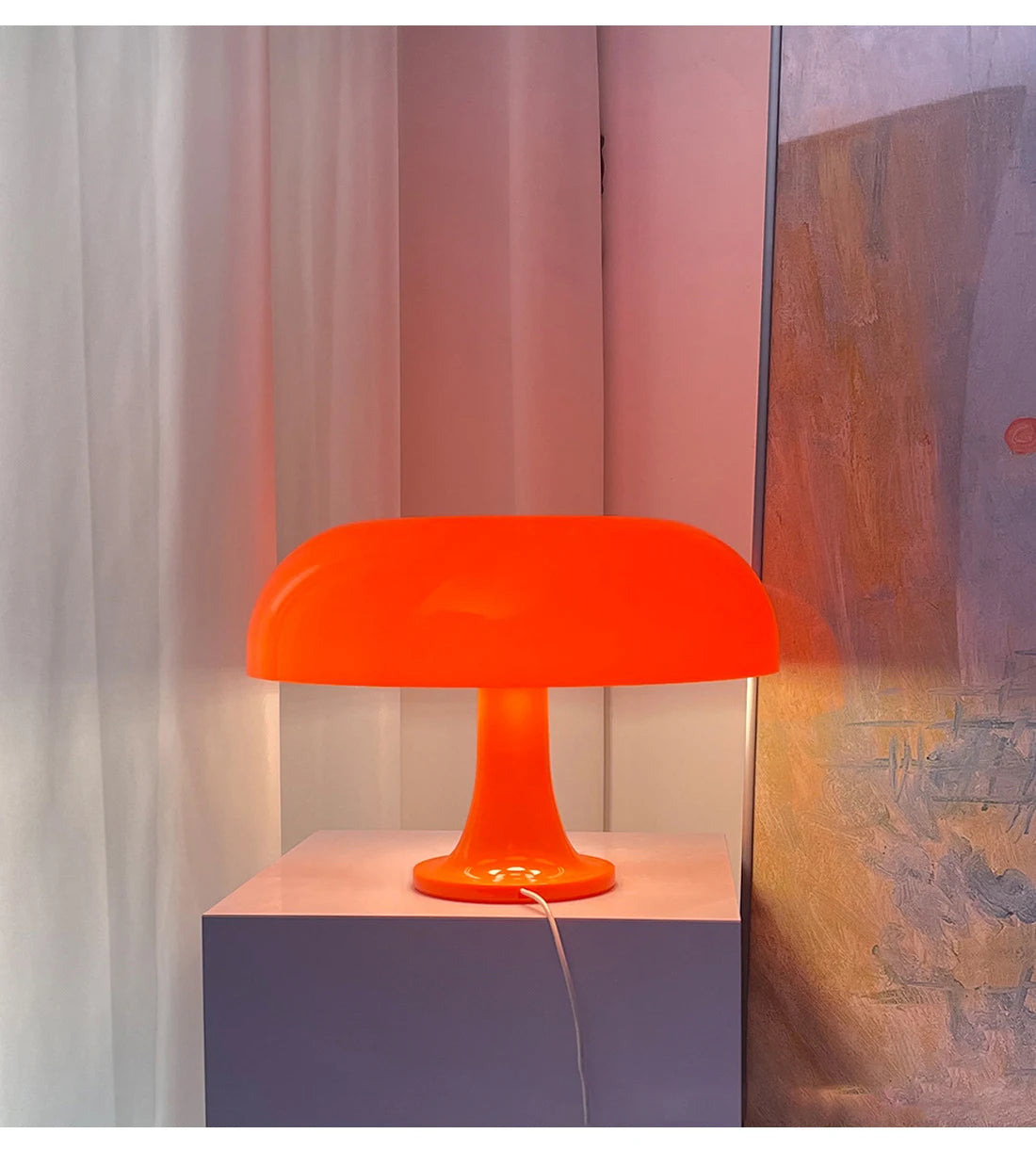 Classic Mushroom Table Lamp | Modern Minimalist Design for Bedroom, Hotel & Desk Lighting