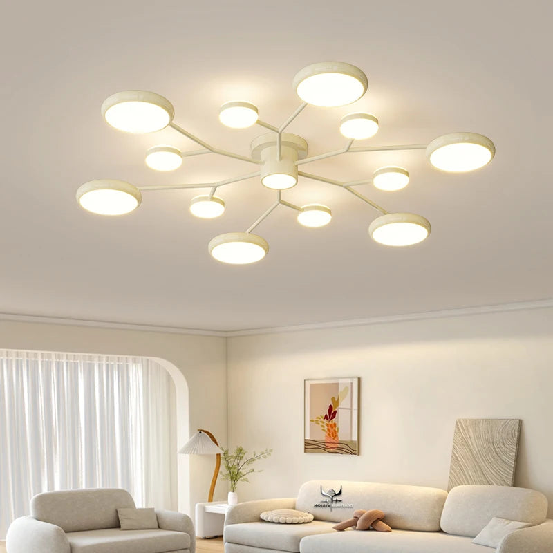 Modern LED Chandelier Lights for Home Decor - Hanging Ceiling Lamp for Study, Kitchen, Indoor Lighting Fixture