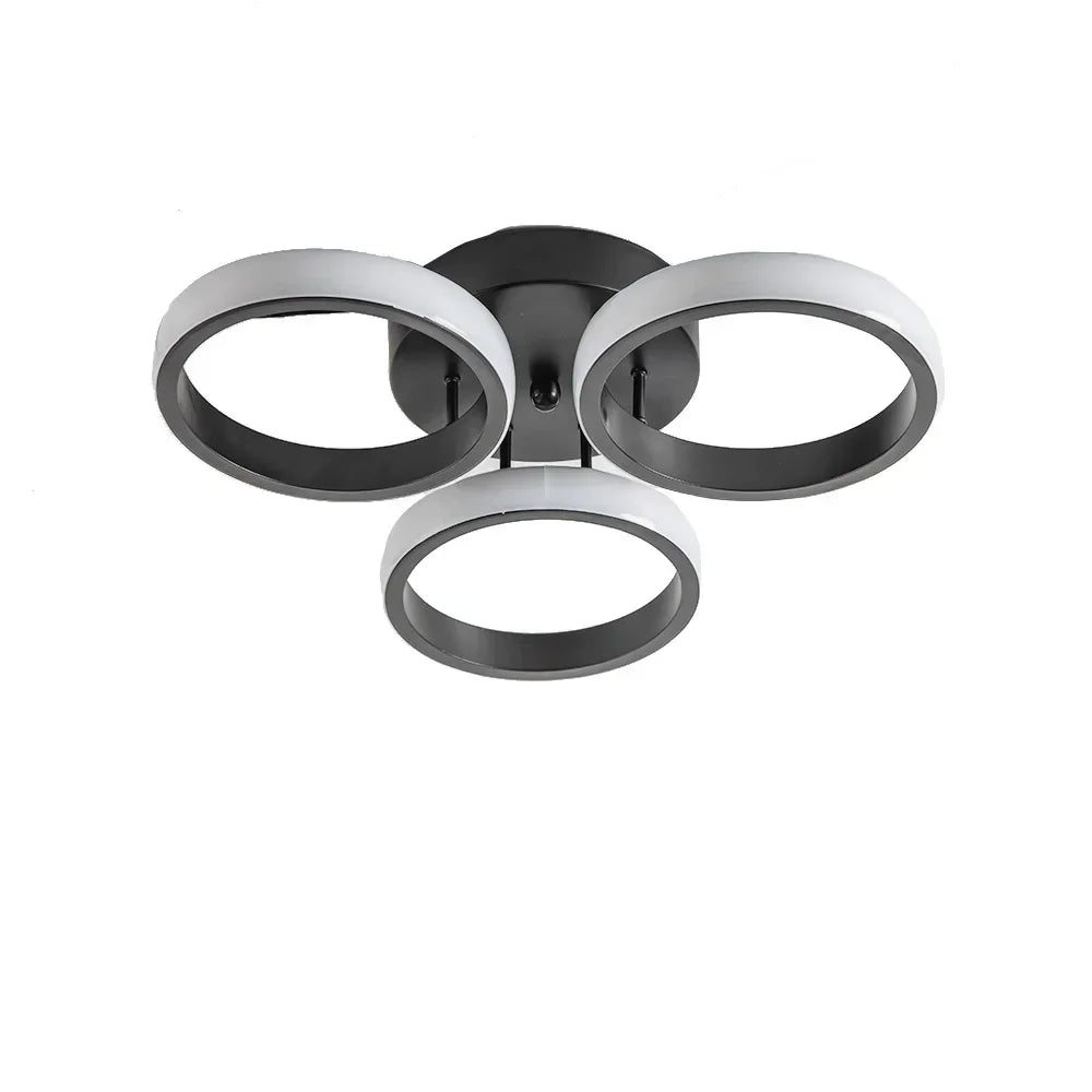 LED Ceiling Light Modern 3 Rings - Stylish Illumination for Every Space