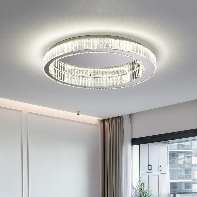 Royal Modern Simple Crystal Ceiling Chandelier: Elevate Your Space