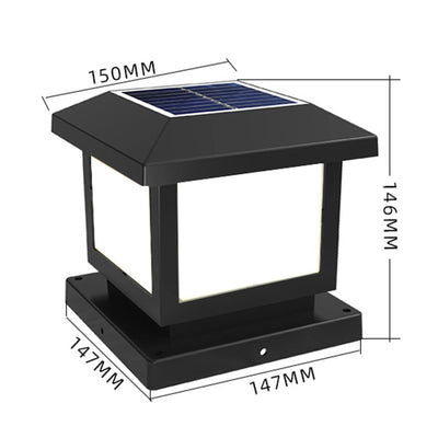 Solar Fence Light - IP65 Outdoor Garden Lamp for Gate and Wall Decoration