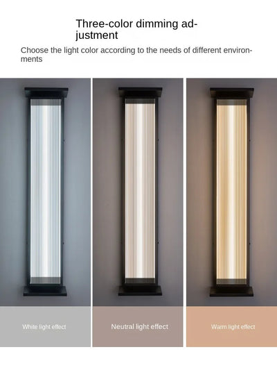 Modern Outdoor LED Wall Light - Waterproof Terrace, Hotel, Villa Door, Exterior Wall Column Garden Lamp IP65