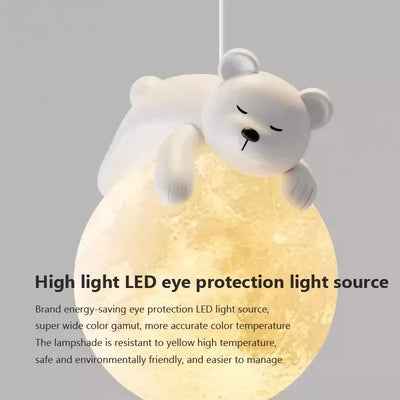 Nordic LED Bunny Bear Wall Lamp for Children's Room