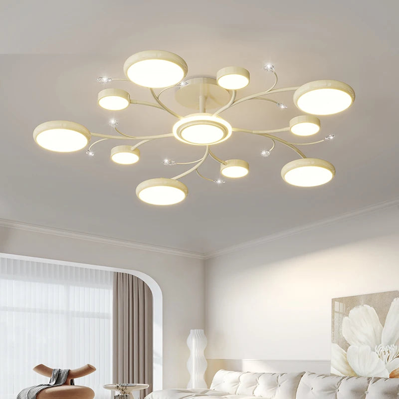 Modern LED Chandelier Lights for Home Decor - Hanging Ceiling Lamp for Study, Kitchen, Indoor Lighting Fixture