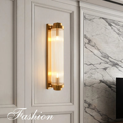 Crystal Golden Modern LED Wall Light - Elegant Sconce Lamp for Bedroom, Living Room, Bathroom